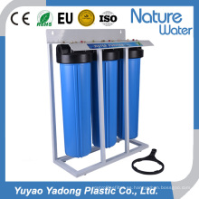 Traingle 20 &#39;&#39; Blue Jumbo Pipe Filtración Filtro de agua Purificador de agua con estante de acero
